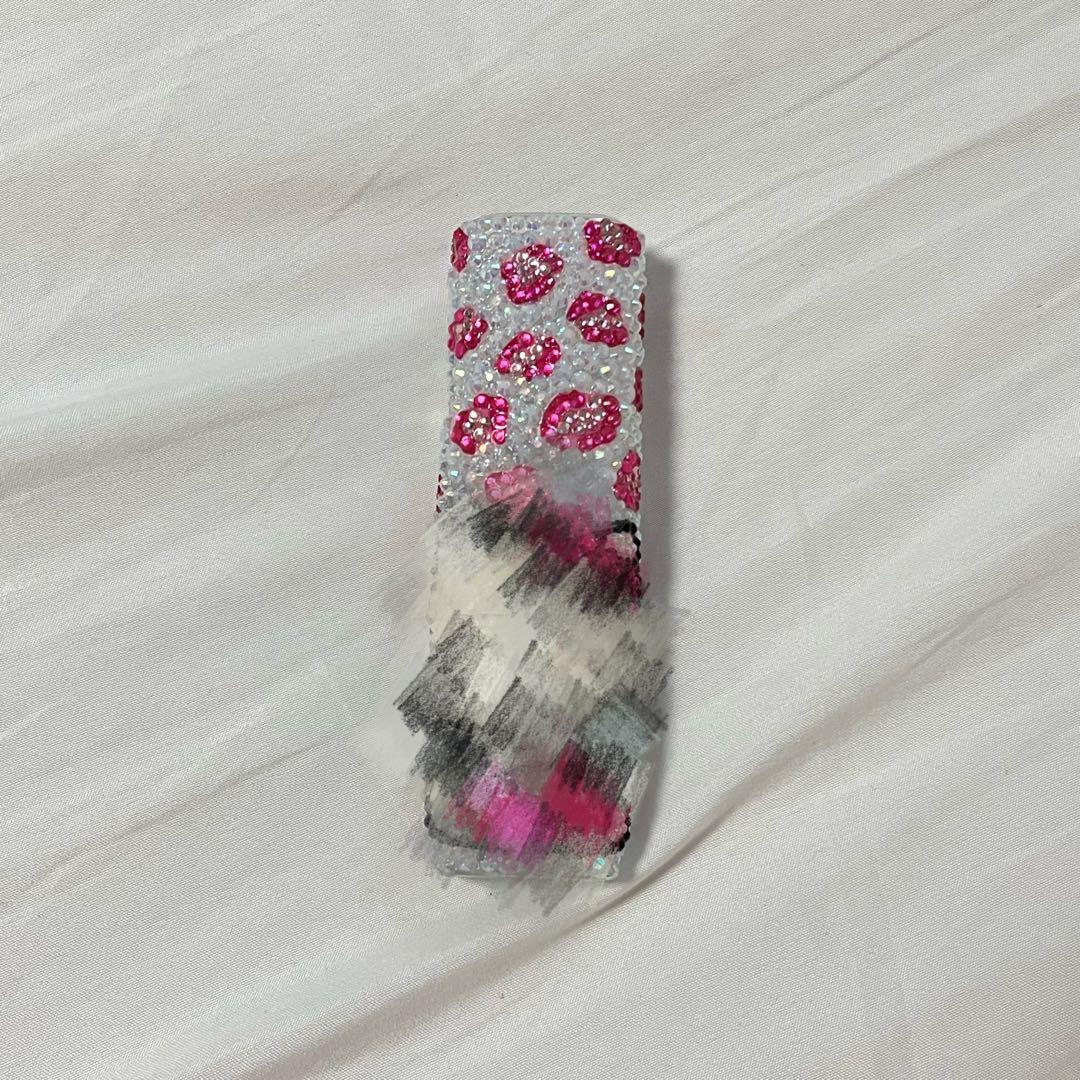 IQOSイルマi デコケース♡豹柄ピンク✖️ホワイト - メルカリ