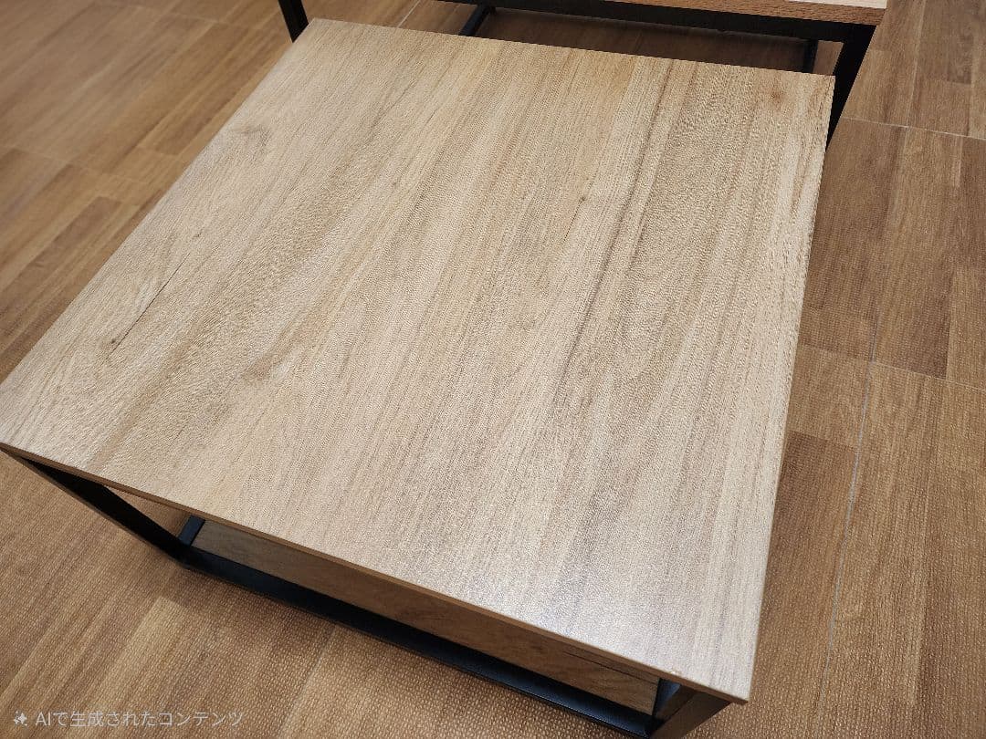 ローテーブル おしゃれ センターテーブル 伸縮 収納 正方形 棚付き テーブル