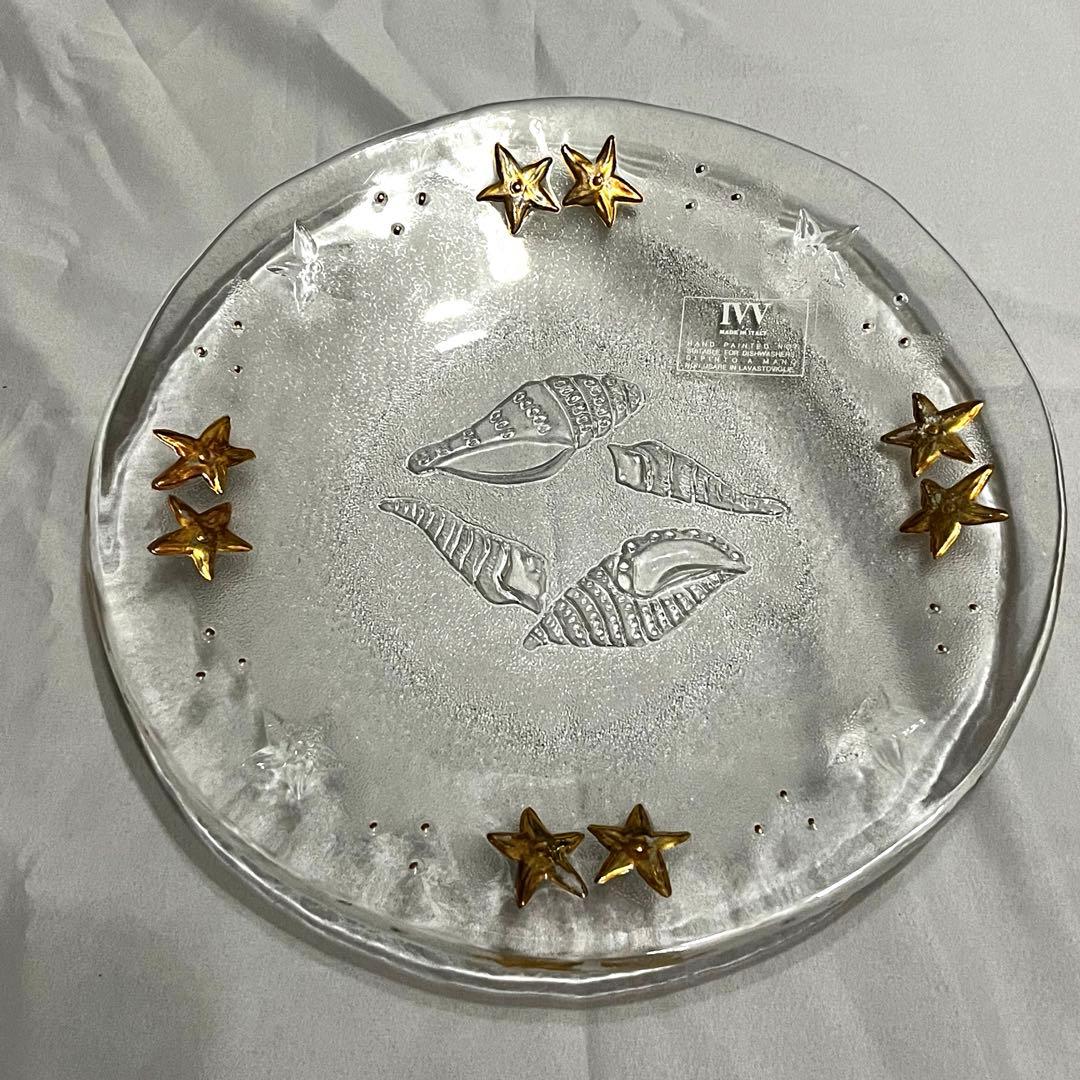 お皿 ガラスプレート IVV マリン 食器 クリア - メルカリ