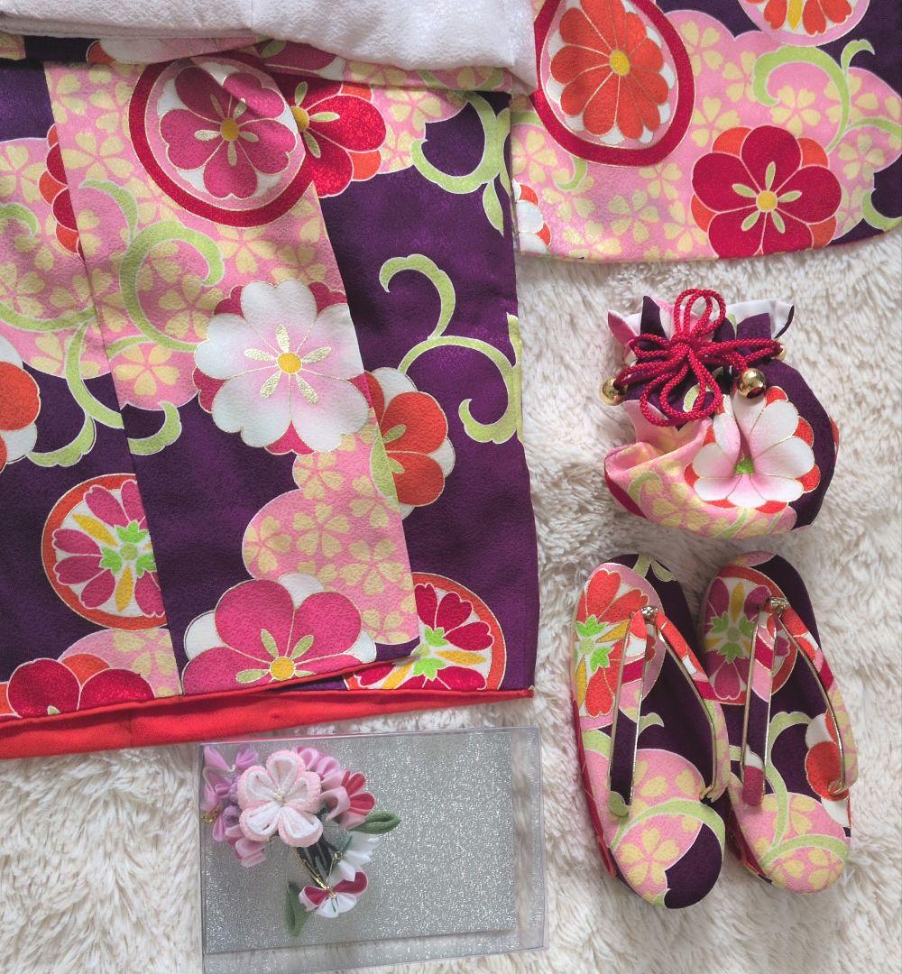 式部浪漫　七五三 着物セット 子供用 花柄