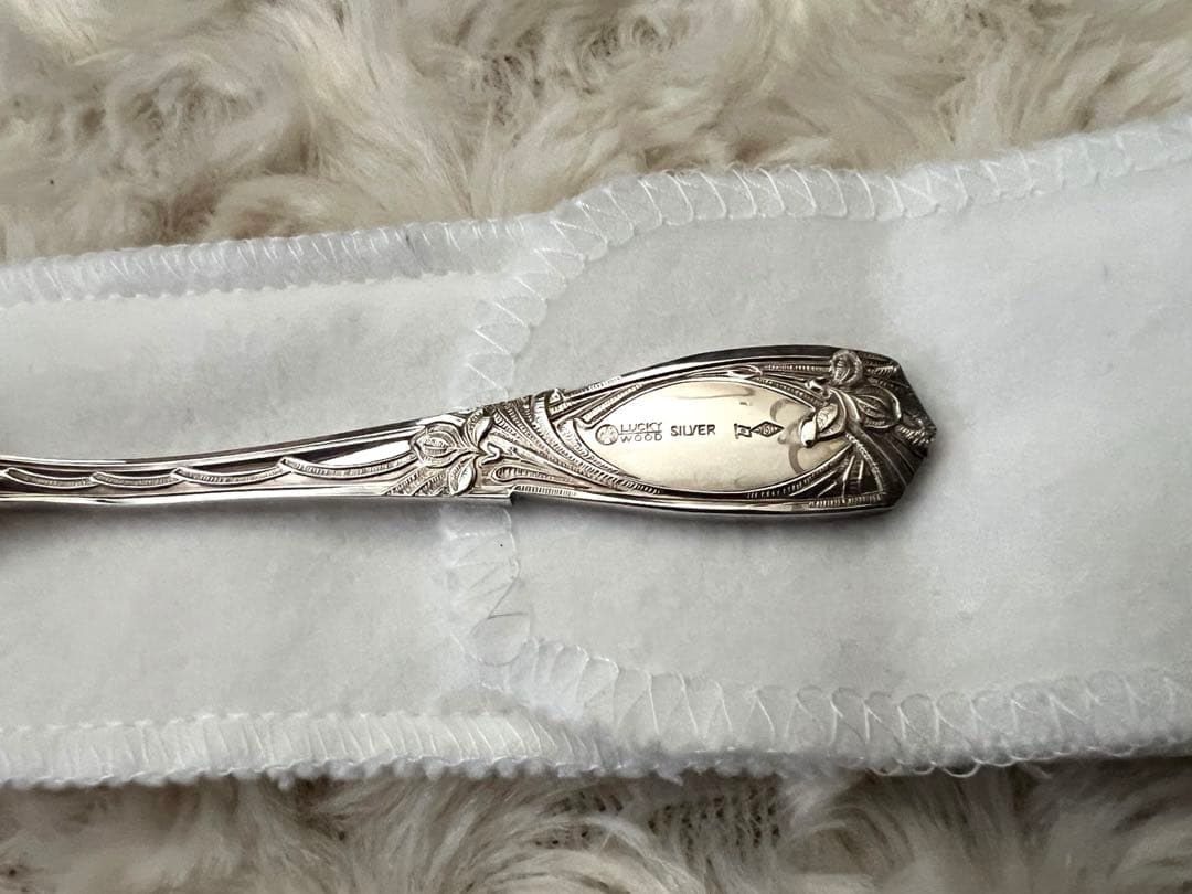 ラッキーウッド　カトラリー　パリ　コーヒースプーン《SILVER 950》