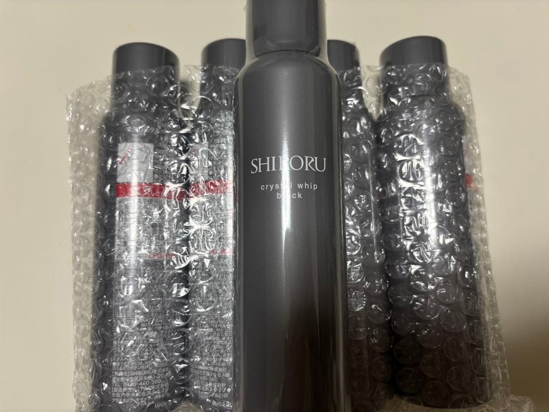 SHIRORU クリスタルホイップ ブラック 5本セット