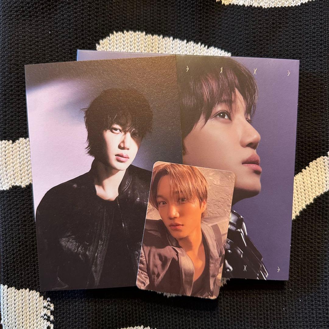 exo reverxe カイ トレカ メッセージカード - メルカリ