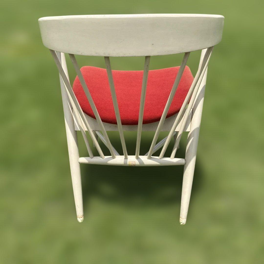 飛騨産業 オールドキツツキ ローガンチェア レッド 赤 レトロ