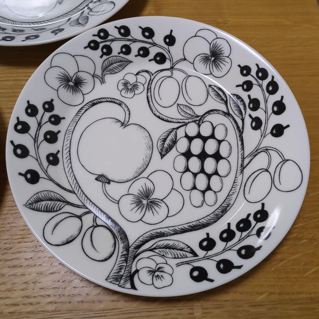 ちーたん様　ARABIA　１１点　ブラックパラティッシ　プレート　コーヒーカップ