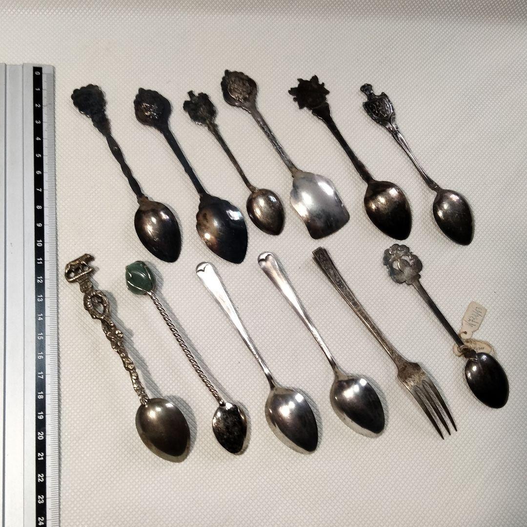 2618 アンティークカトラリー 950等含むバラ12本セット レトロ バラ