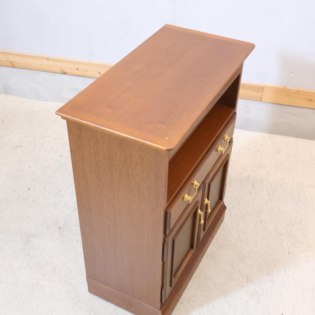 maruni マルニ 地中海 電話台 FAX台 アンティーク調 リビングボード