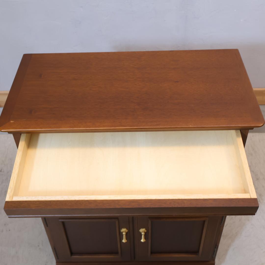 maruni マルニ 地中海 電話台 FAX台 アンティーク調 リビングボード