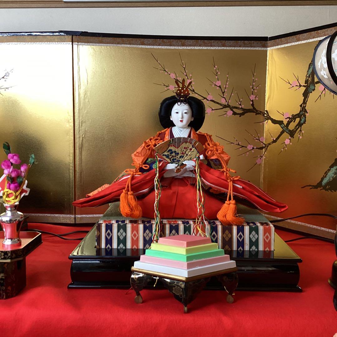 雛人形 七段飾り 雛の恵 中古品 120巾 東玉 - メルカリ