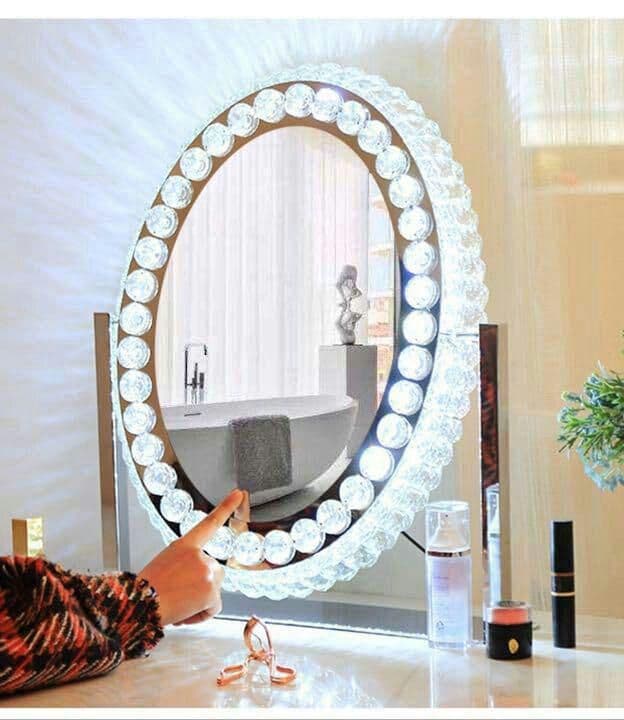 女優ミラー LED ハリウッドミラー キラキラ9