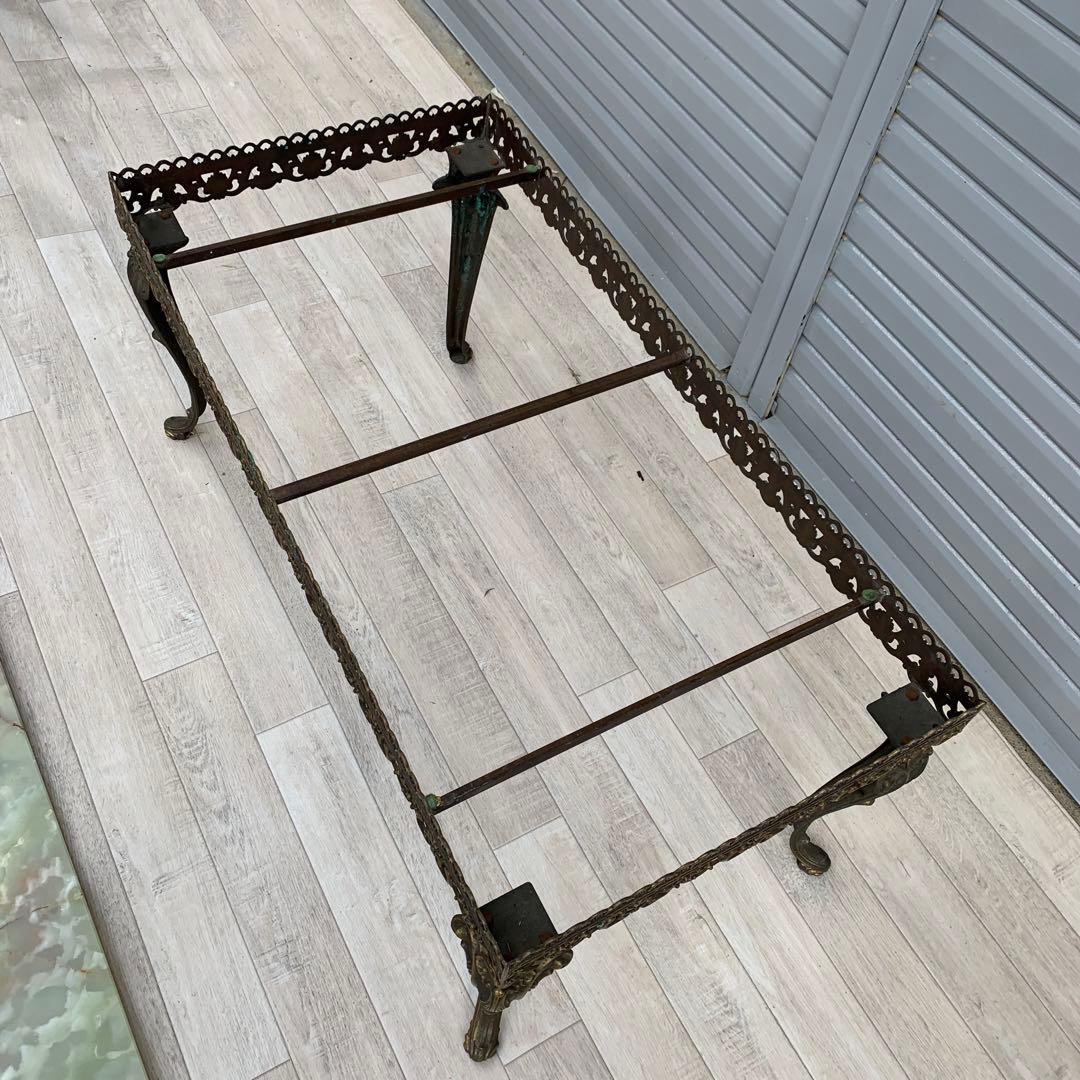 直接引き取り イタリア製　大理石　センターテーブル　ロココ様式　サイドテーブル