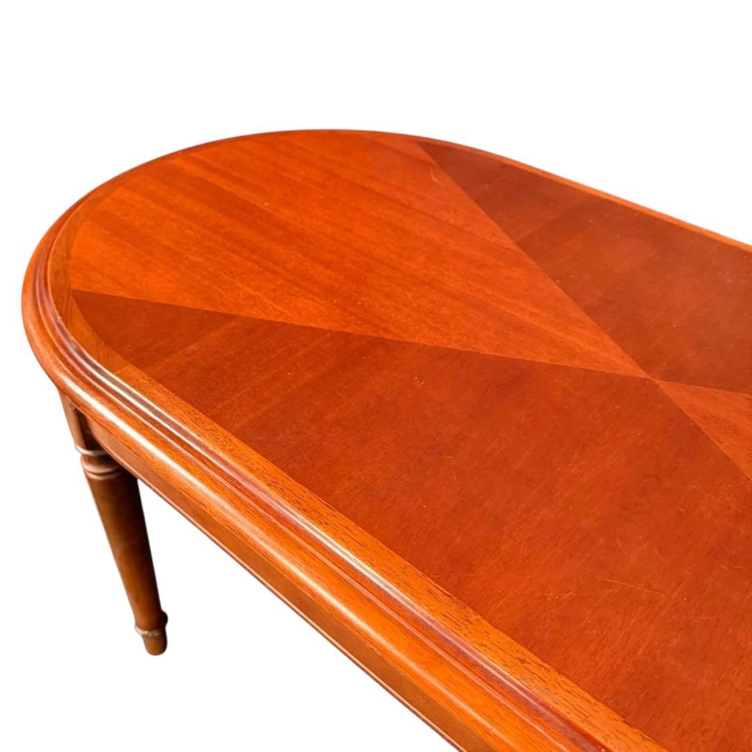 HR877 マルニ木工 maruni地中海　オーバル　コーヒーテーブル