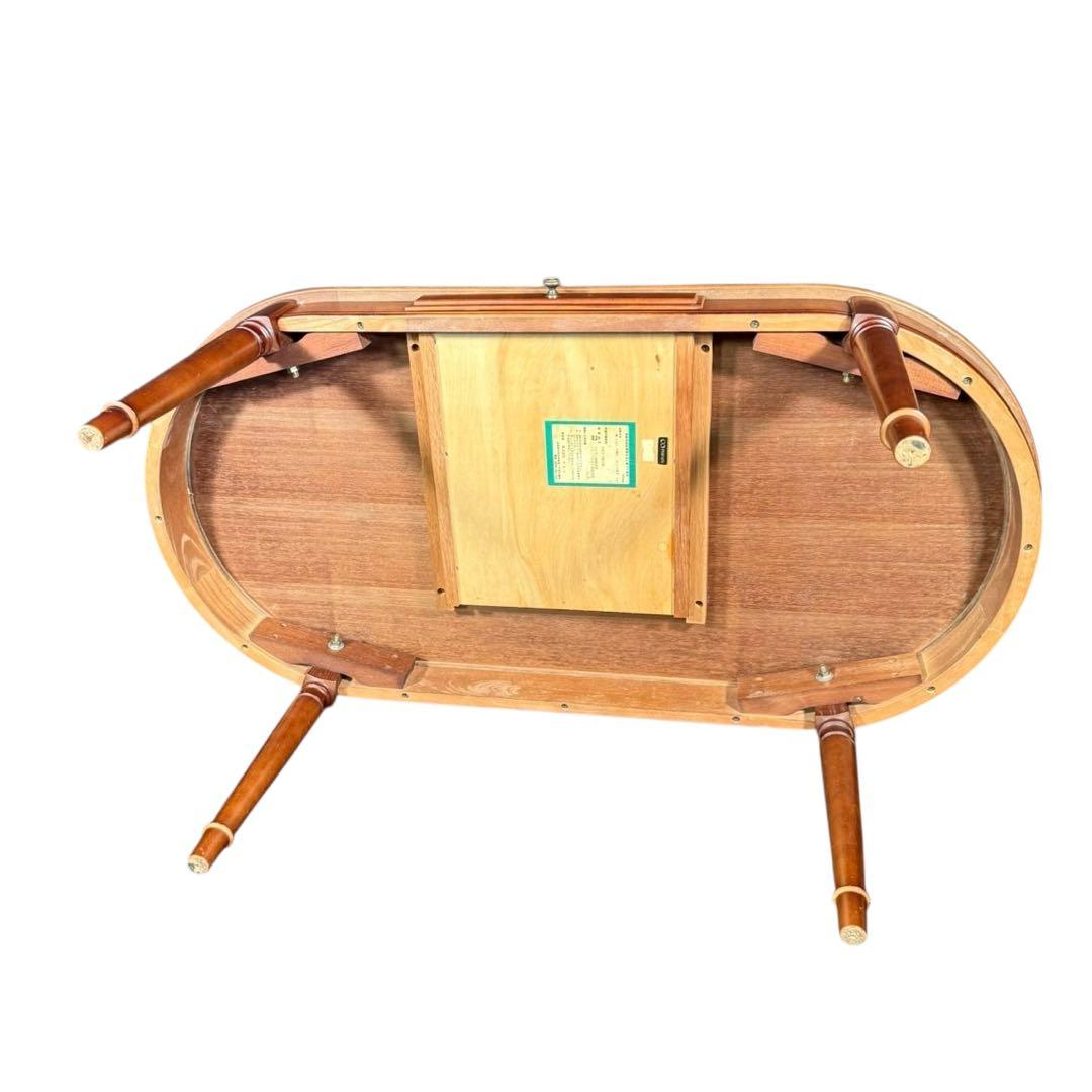 HR877 マルニ木工 maruni地中海　オーバル　コーヒーテーブル