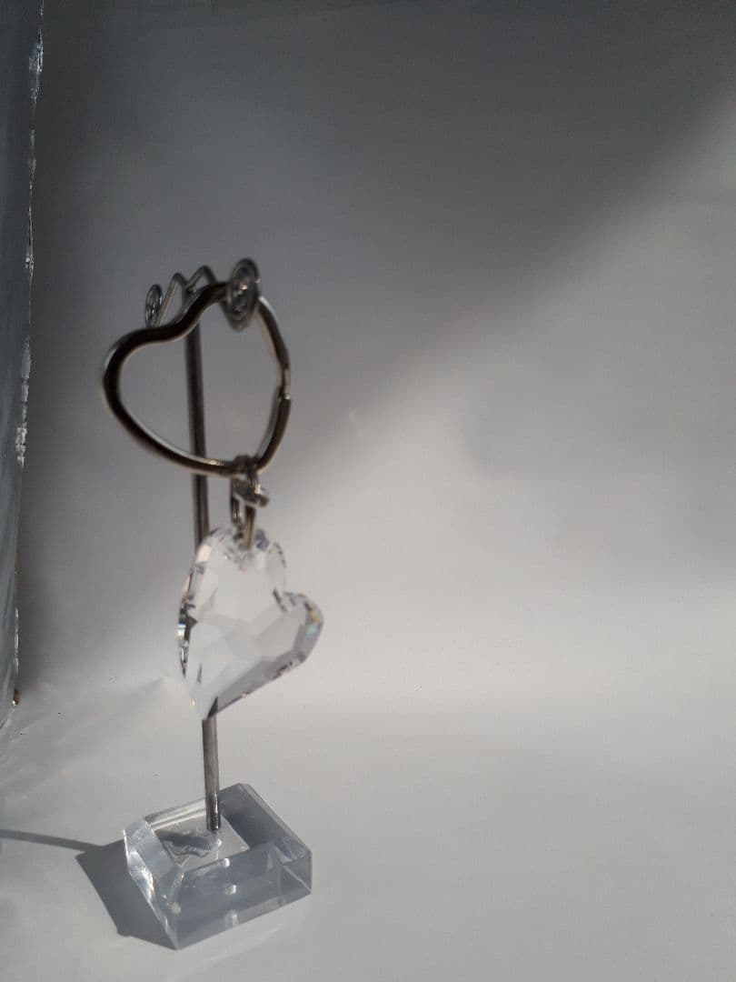 ダブルハートキーリング