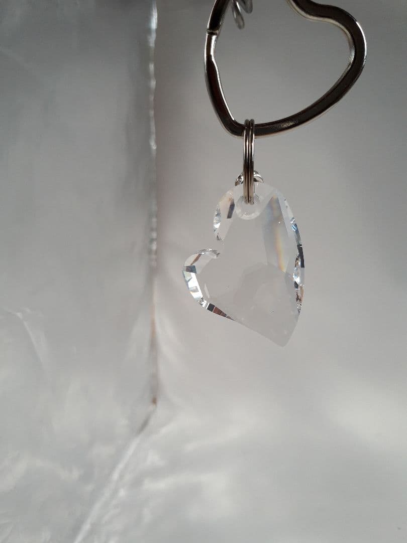 ダブルハートキーリング