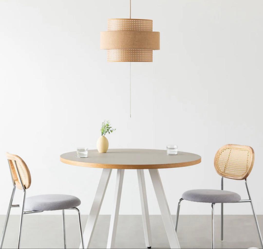Fabric × Circle　バンブー素材をつかった ペンダントライト