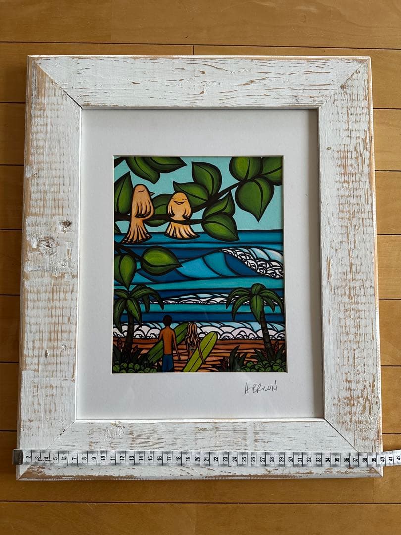 ヘザーブラウン　Heather Brown -Ku'uipo's- 額縁付