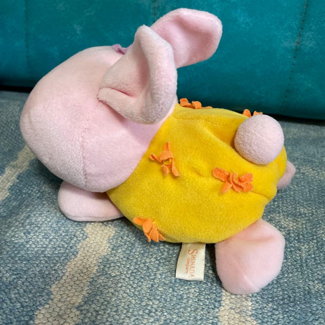 シナダ　うさぎ　ぬいぐるみ　ピンク