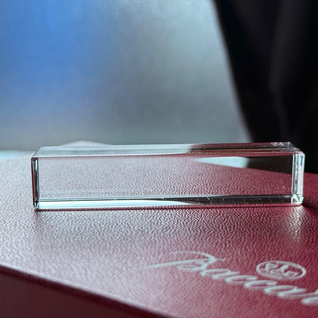 極美品♪オールドバカラ Baccaratカトラリーレスト箸置き6本☆クリスタル☆