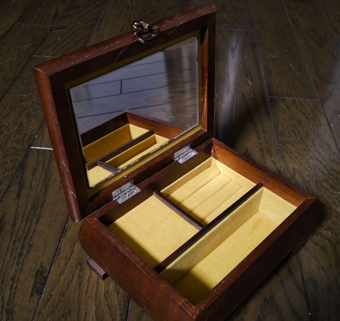 七宝焼き（カトレア柄）オルゴール宝石箱・ゴッドファーザーオルゴール・愛のテーマ