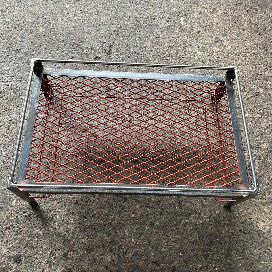 メッシュプランターラック　ダクトレール50cm 64cm x 40cm 受け皿