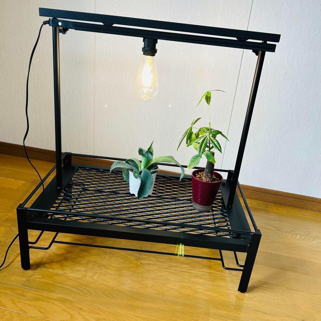 メッシュプランターラック　ダクトレール50cm 64cm x 40cm 受け皿