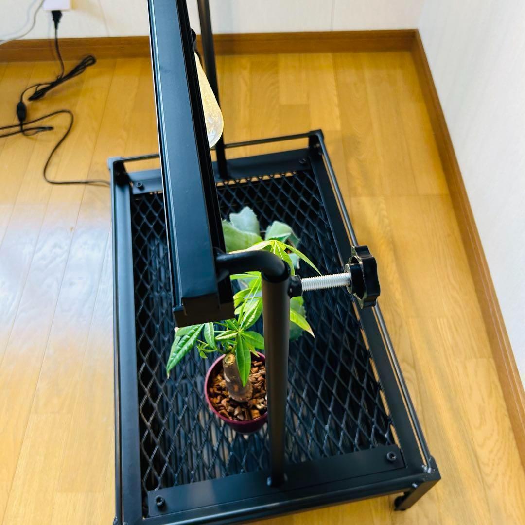 メッシュプランターラック　ダクトレール50cm 64cm x 40cm 受け皿