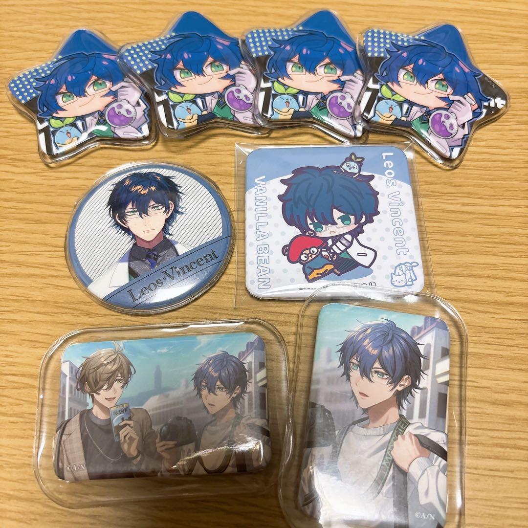 にじさんじ レオス・ヴィンセント 缶バッジ セット - メルカリ