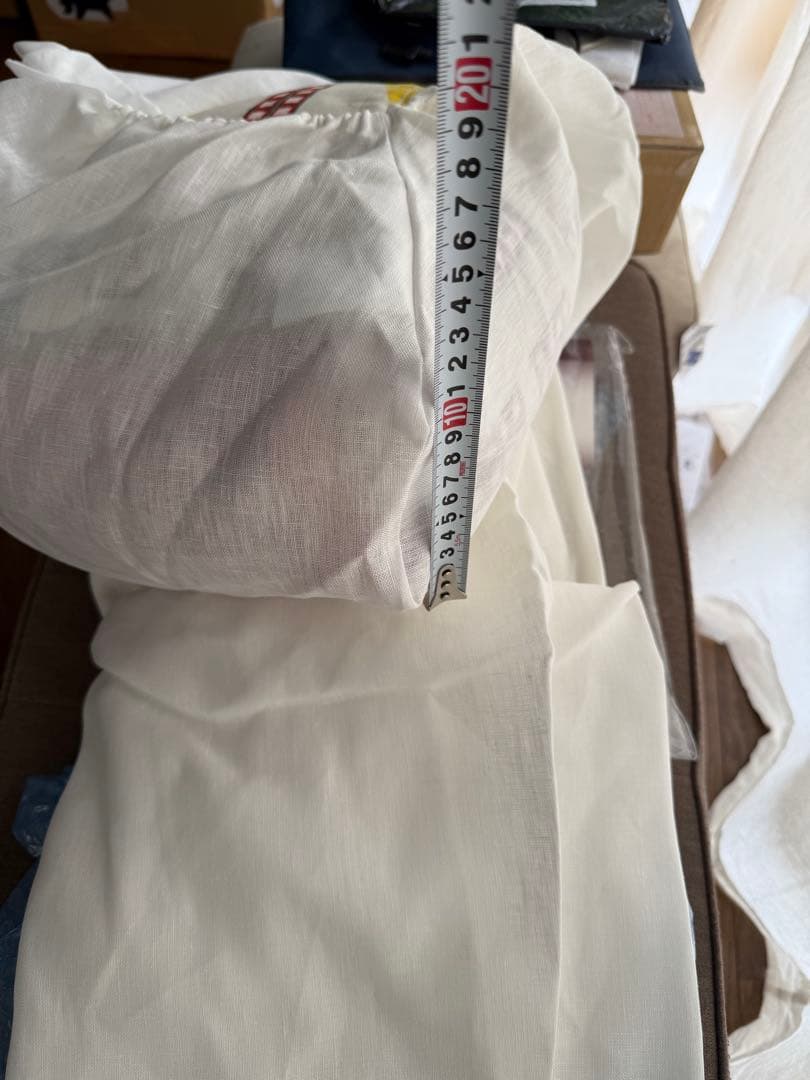 Nishikawa 昭和西川 ボックスシーツ、フィットシーツ、麻、白