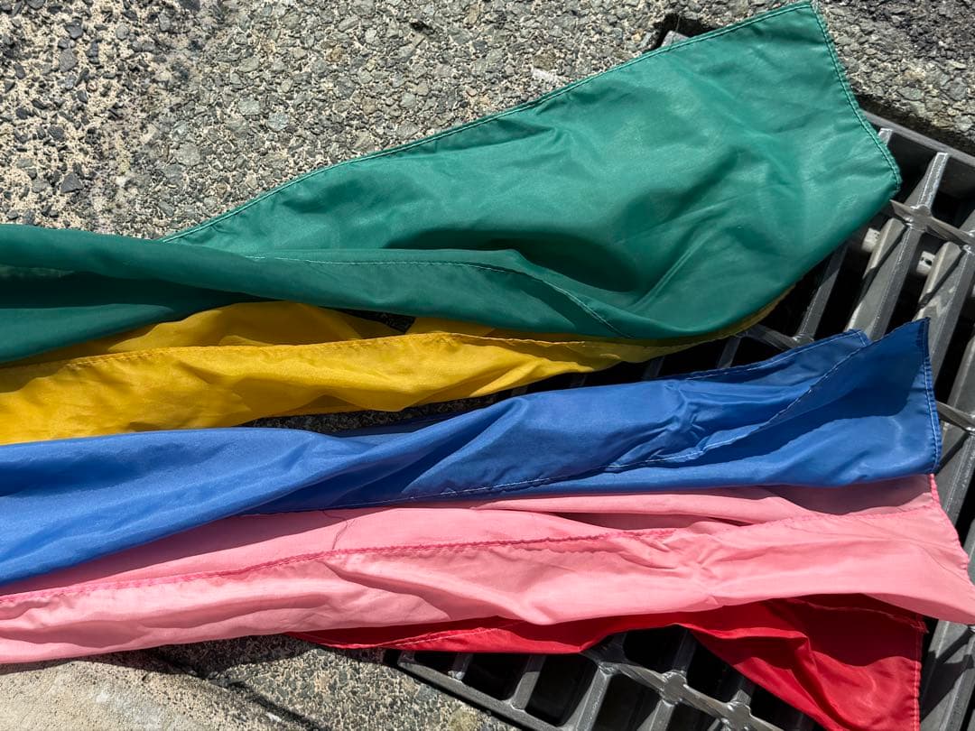 中古 鯉のぼり【C】5m 両面金太郎 こいのぼり 3色+吹流し こどもの日 節句