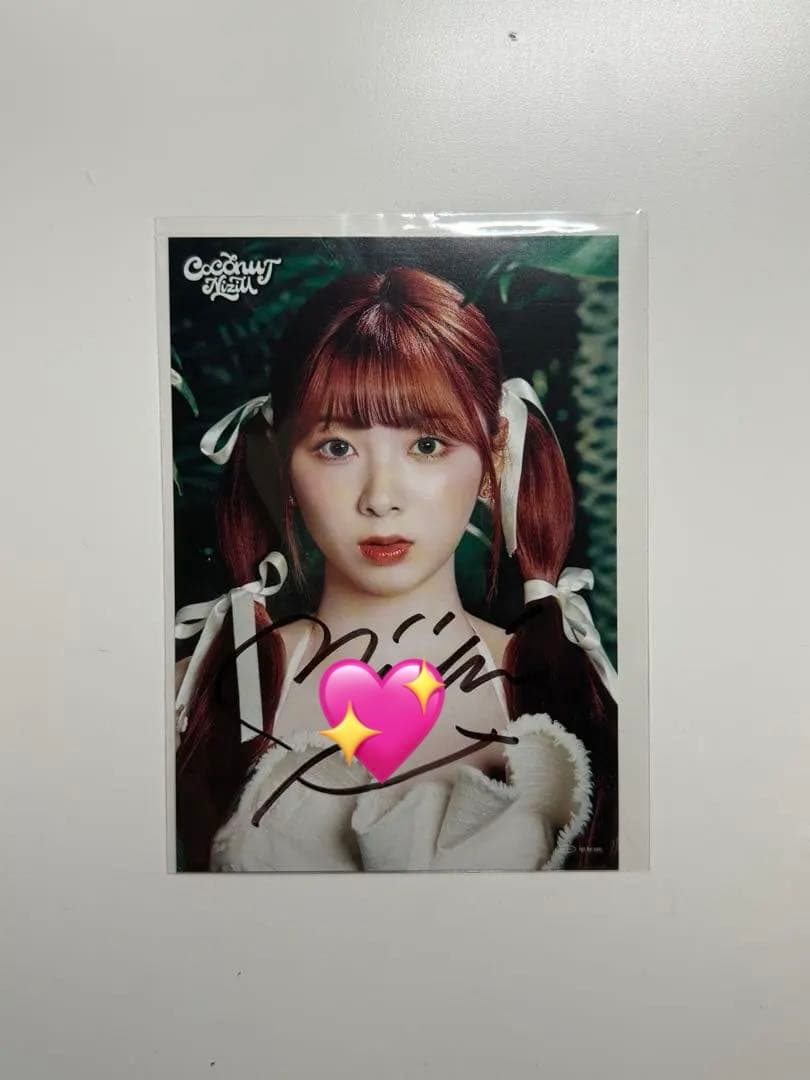 NiziU ミイヒ COCONUT 直筆サイン - メルカリ