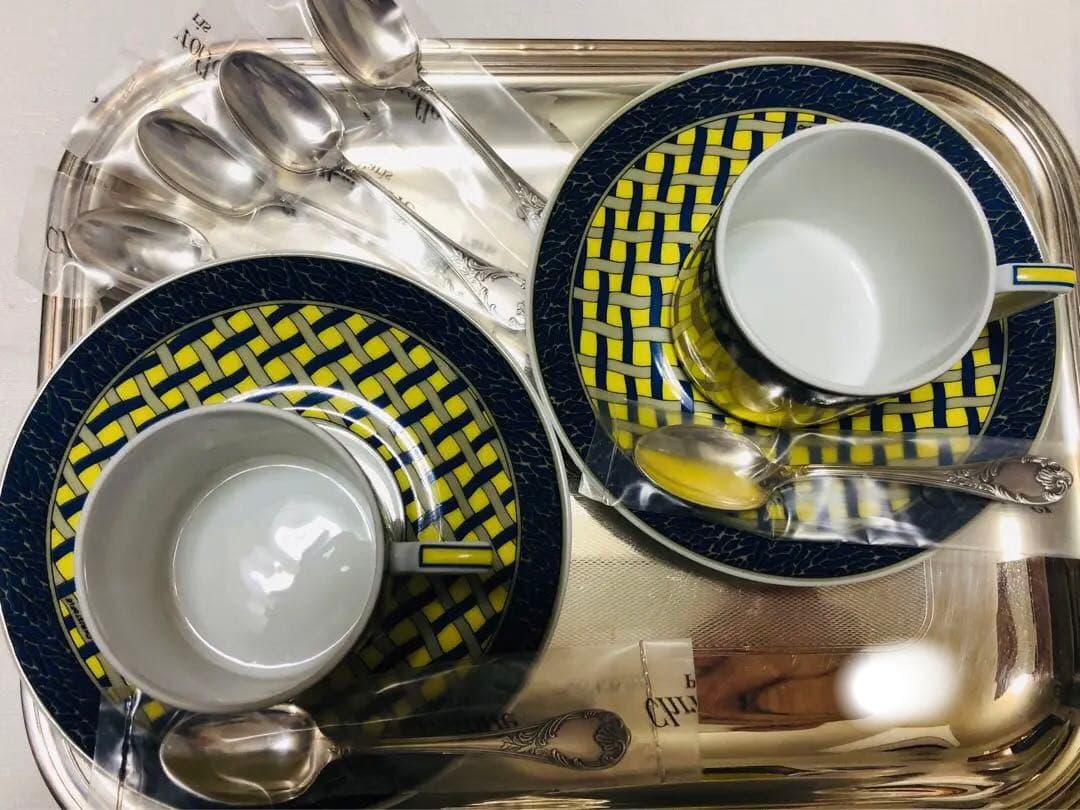 未開封クリストフルデミタススプーン　マルリー希少なマット仕上げ２本(8000円)