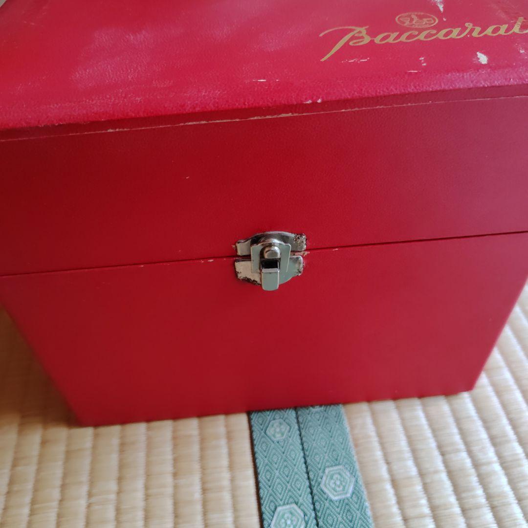 バカラ ガラス製 フラワーベース 箱付き