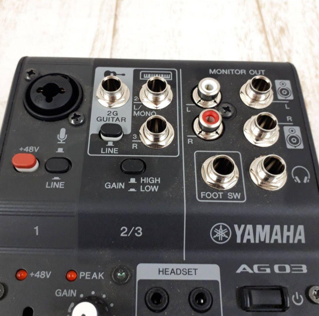希少品 YAMAHA AG03 MK2 ブラック オーディオインターフェイス