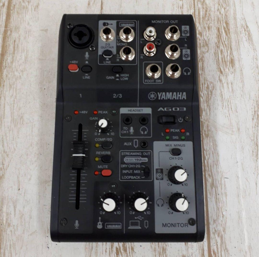 希少品 YAMAHA AG03 MK2 ブラック オーディオインターフェイス