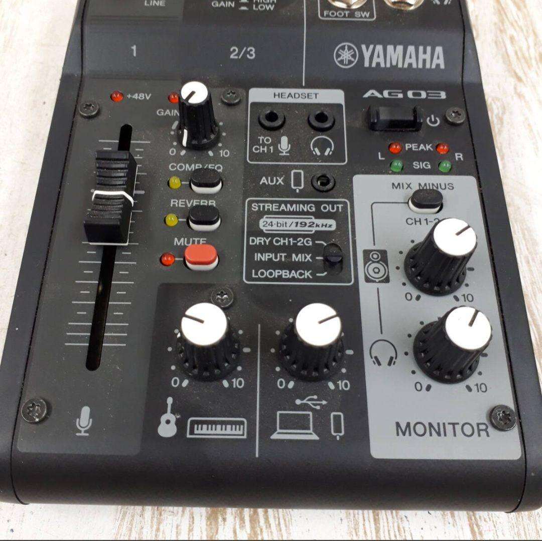 希少品 YAMAHA AG03 MK2 ブラック オーディオインターフェイス