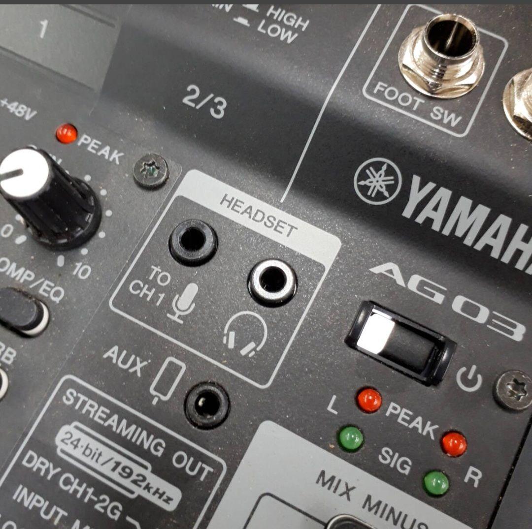 希少品 YAMAHA AG03 MK2 ブラック オーディオインターフェイス
