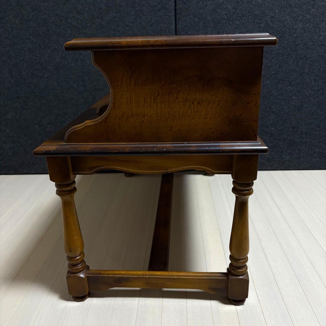 カリモク　オールドカリモク　コロニアル　テレフォンベンチ　電話台　ベンチ　花台