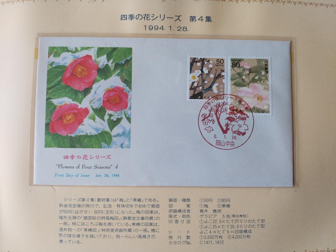 初日カバー 1994年 平成6年 戌年 記念切手 切手 36通 ファイル 新品