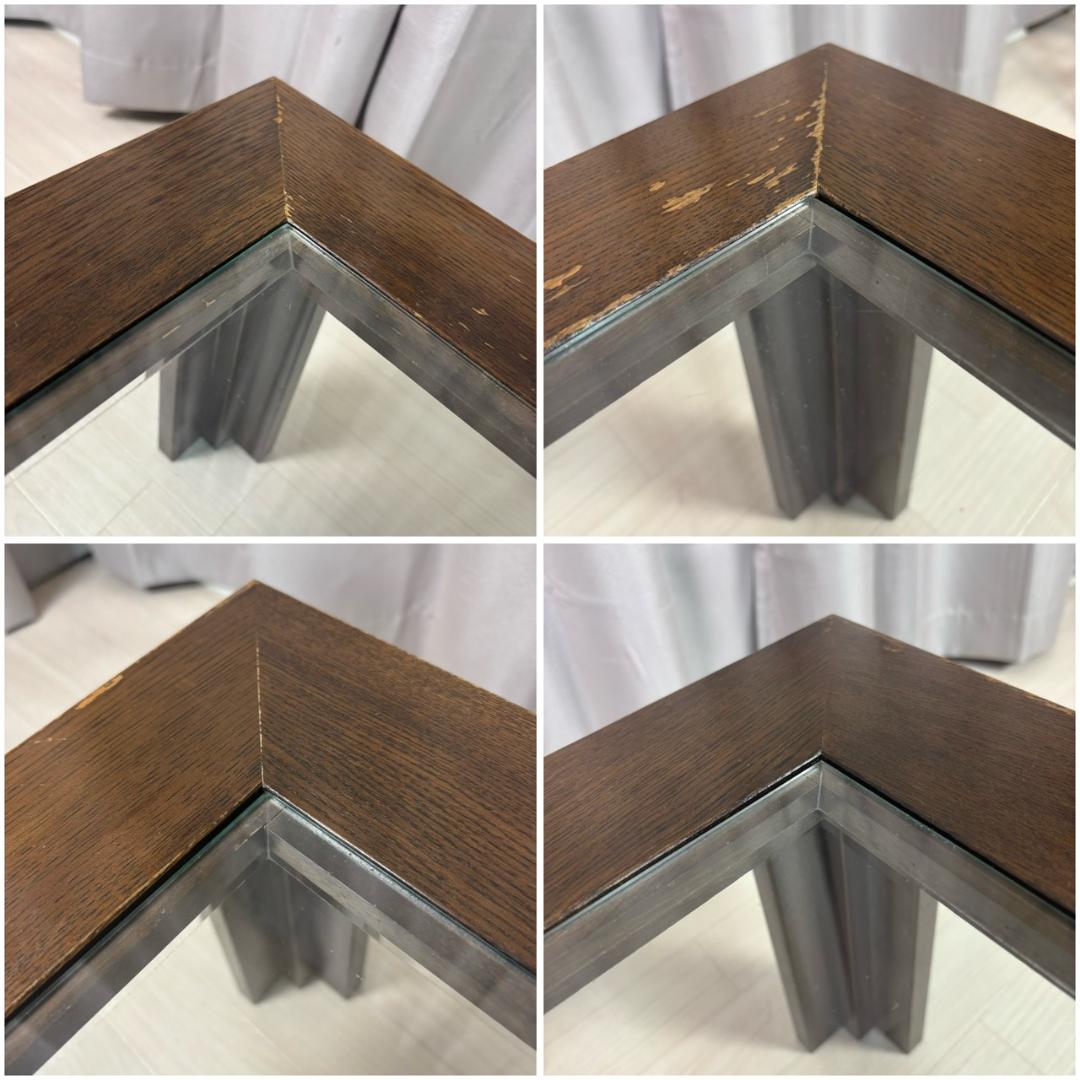 カリモク　ドマーニ　ガラス　ローテーブル