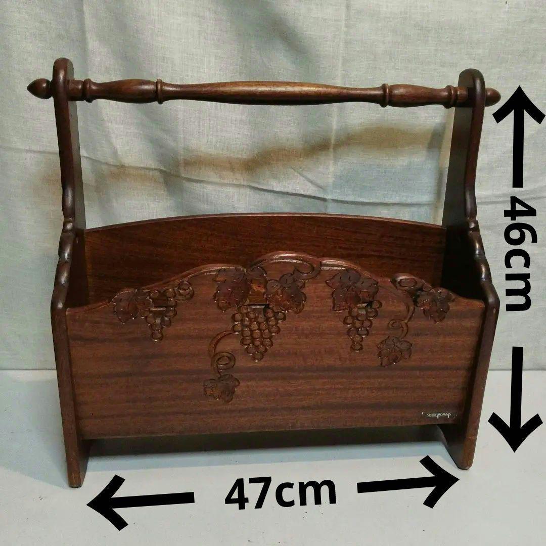 昭和の家具　葡萄(ぶどう)　　　　　　　　マガジンラック　吉川家具