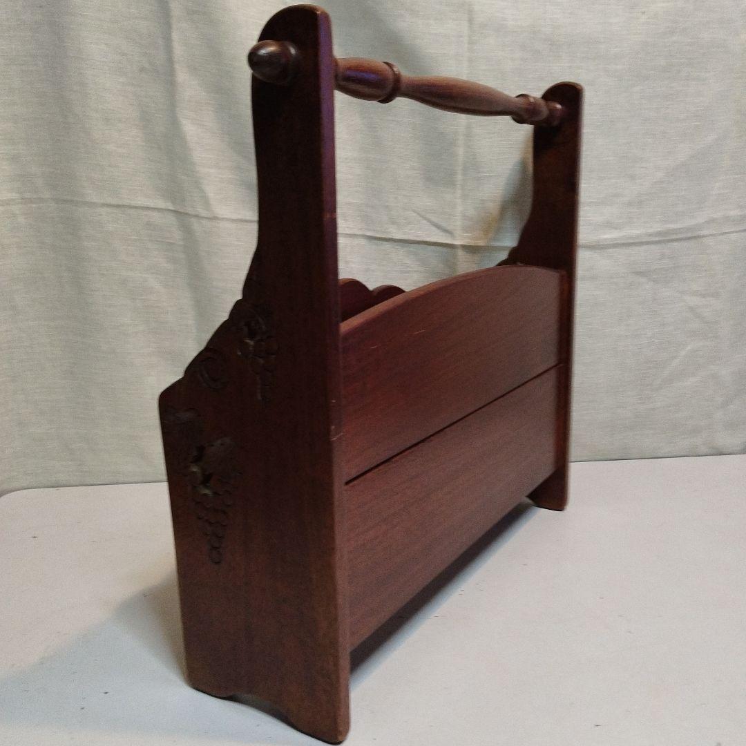 昭和の家具　葡萄(ぶどう)　　　　　　　　マガジンラック　吉川家具