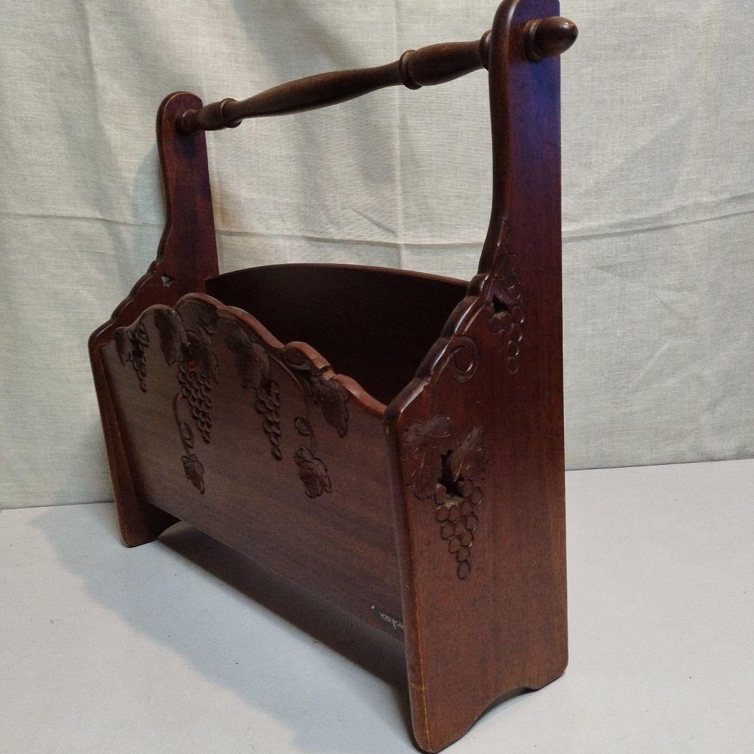 昭和の家具　葡萄(ぶどう)　　　　　　　　マガジンラック　吉川家具