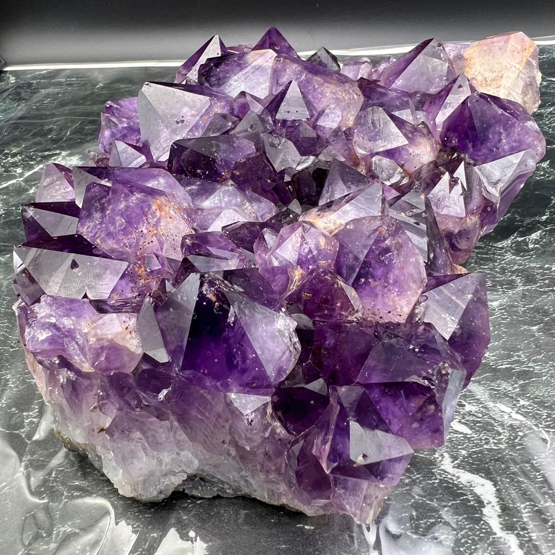 ☆特大サイズ美紫結晶☆最強浄化や魔除にも☆アメジストクラスター 天然石 原石