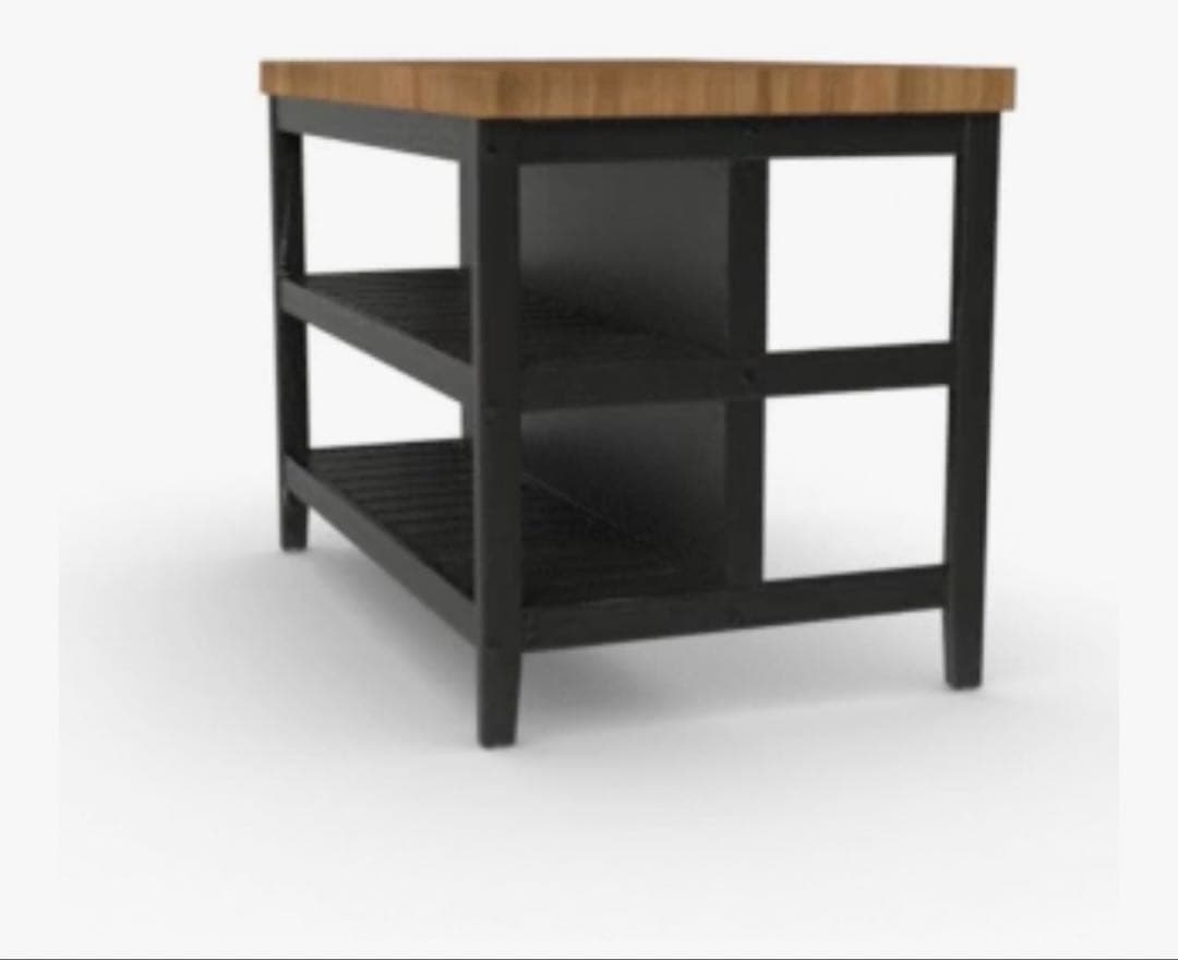 【IKEA】ヴァドホルマ アイランドキッチン ラック、イス付き　三重県名張市