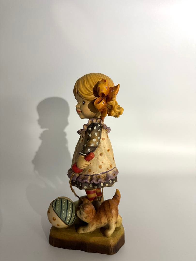 ANRI 木彫り人形 2000体限定 なわとび　アンリ フィギュア フィギュリン