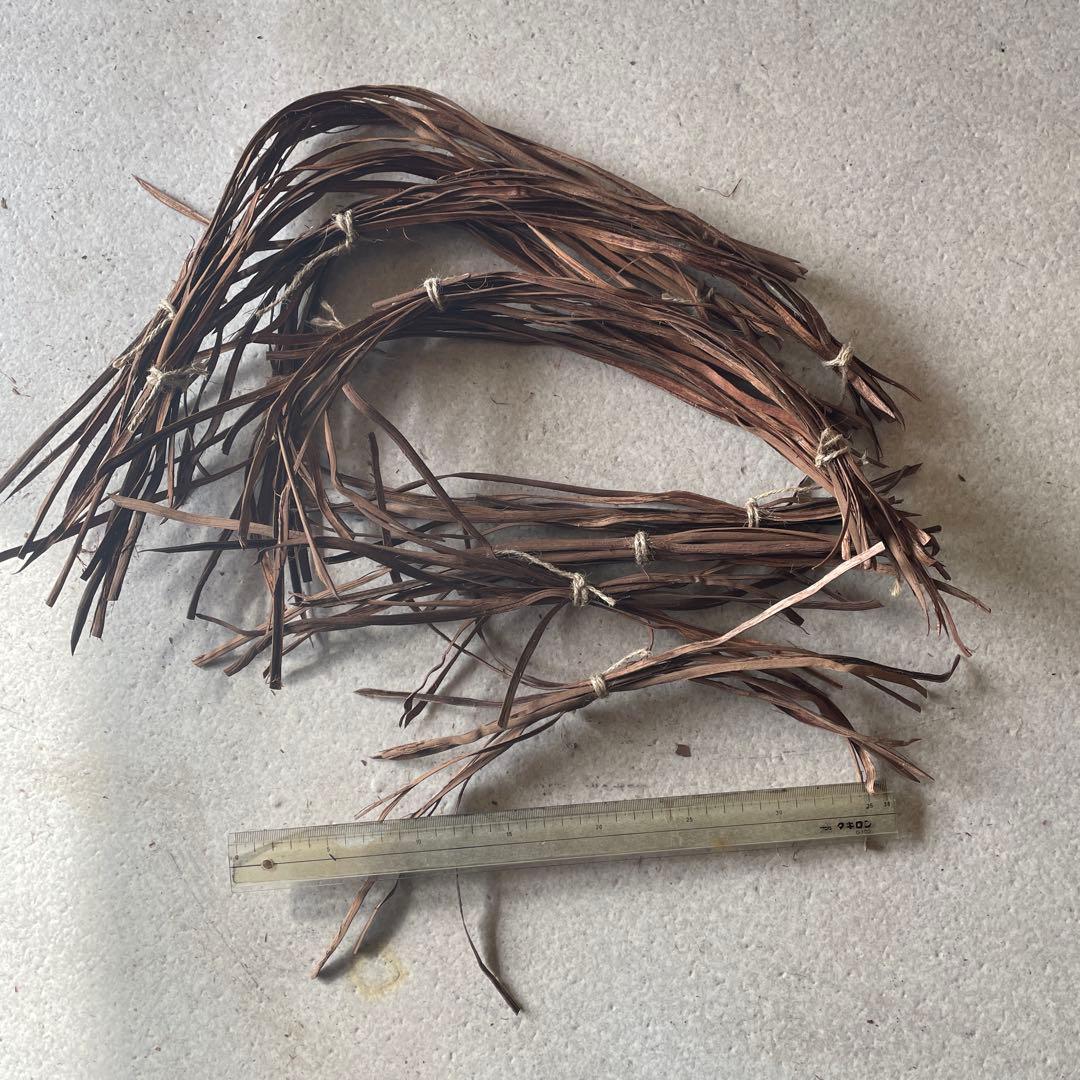 山葡萄　皮　約240本　幅6mm 長さ5cm以下