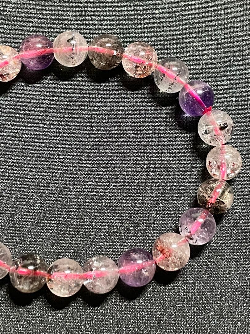 スーパーセブン　8mm 天然石　ブレスレット