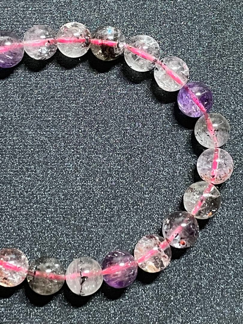 スーパーセブン　8mm 天然石　ブレスレット