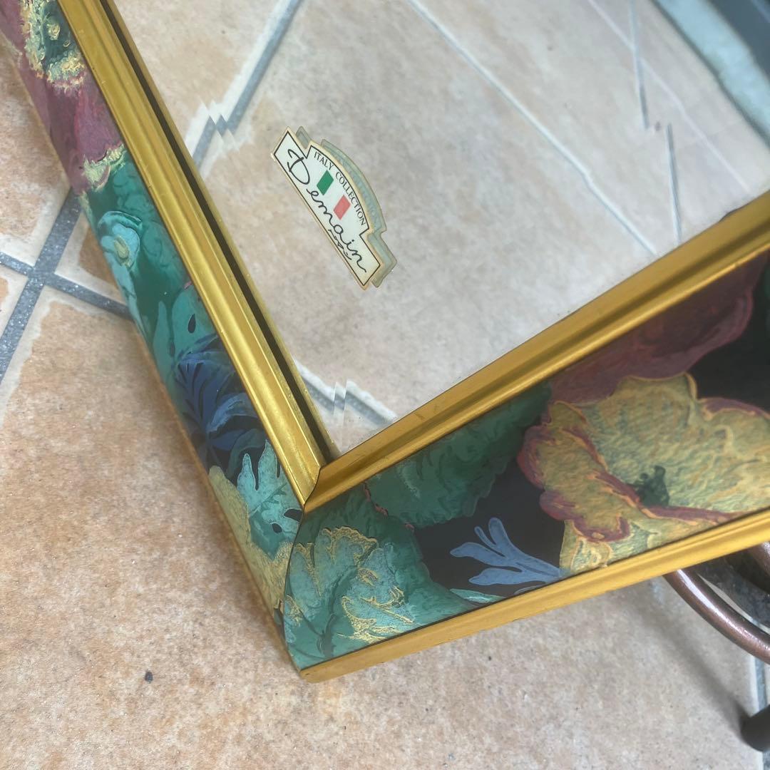 レア！　ドマンDemain イタリア製　ウォールミラー 　アンティーク　姿見　鏡